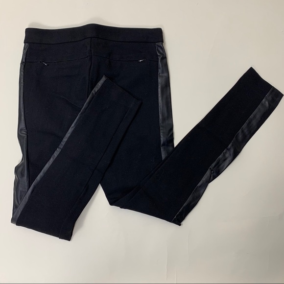 Joe fresh black pants with faux leather - Picture 5 of 6